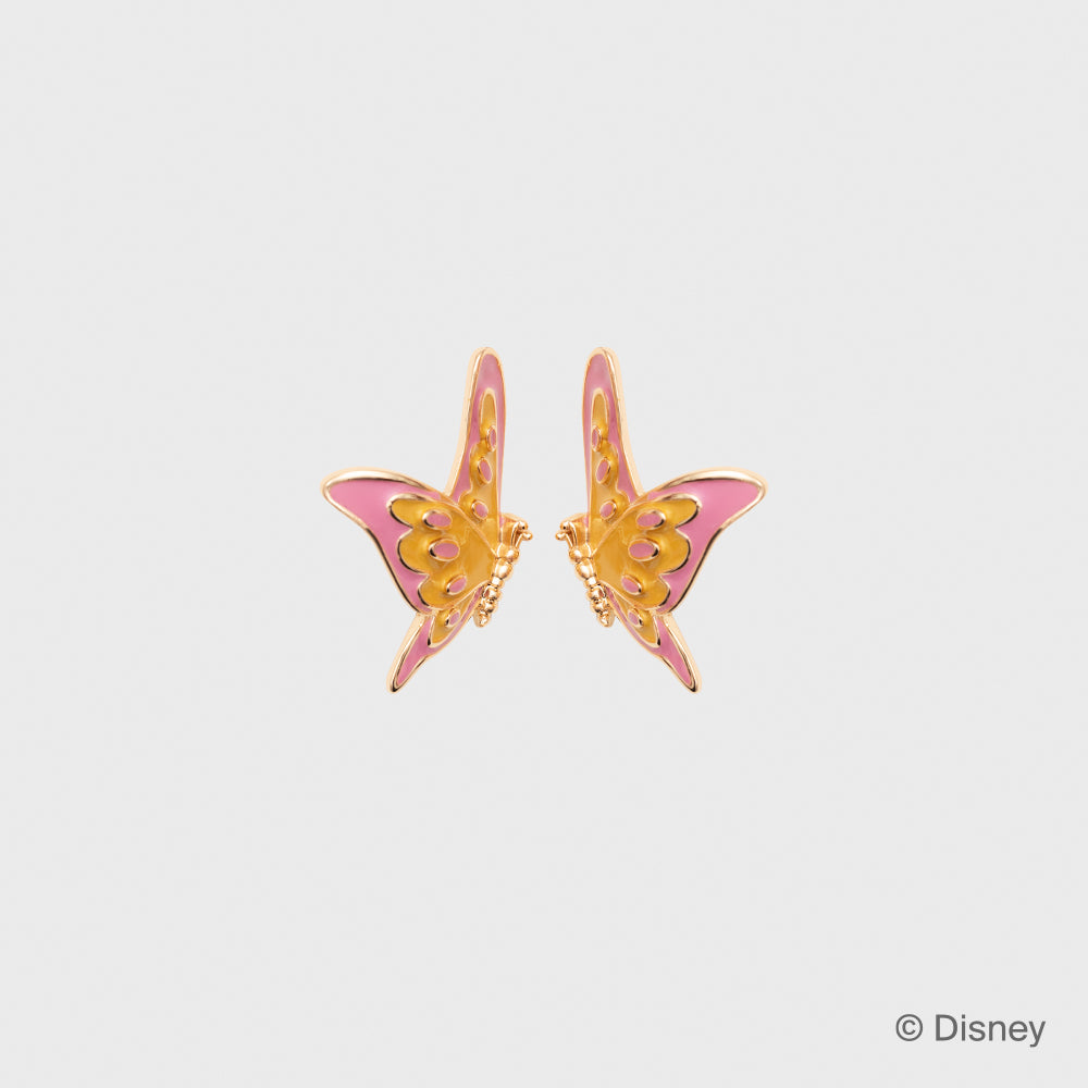 BUTTERFLIES MAXI YELLOW EARRING
