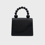 Cargue la imagen en el visor de la galería, ARIA TRAPEZE CIRCLES BAG NEGRO
