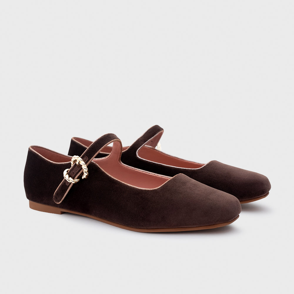 AURELIA FLAT MARRÓN
