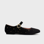 Load image into Gallery viewer, AURELIA FLAT STARS NEGRO
