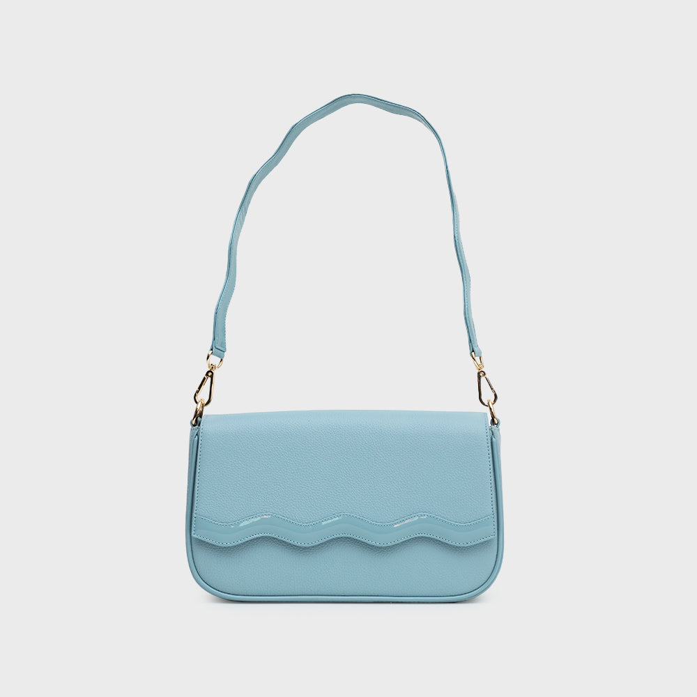 AYLA BAGUETTE BAG CELESTE