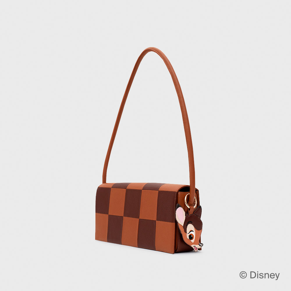 BAMBI CHECKBOARD BAG BROWN