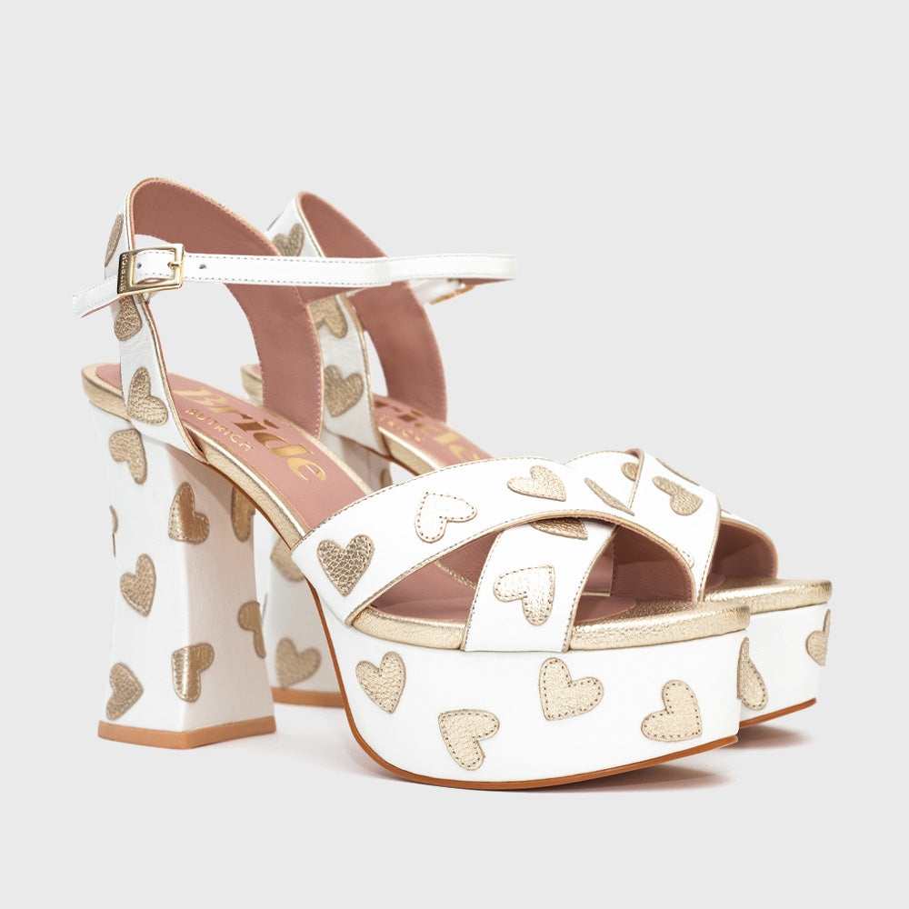 BETSY PLATFORM BRIDE BONE