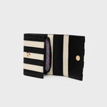 Load image into Gallery viewer, AUDREY BLACK BONE WALLET
