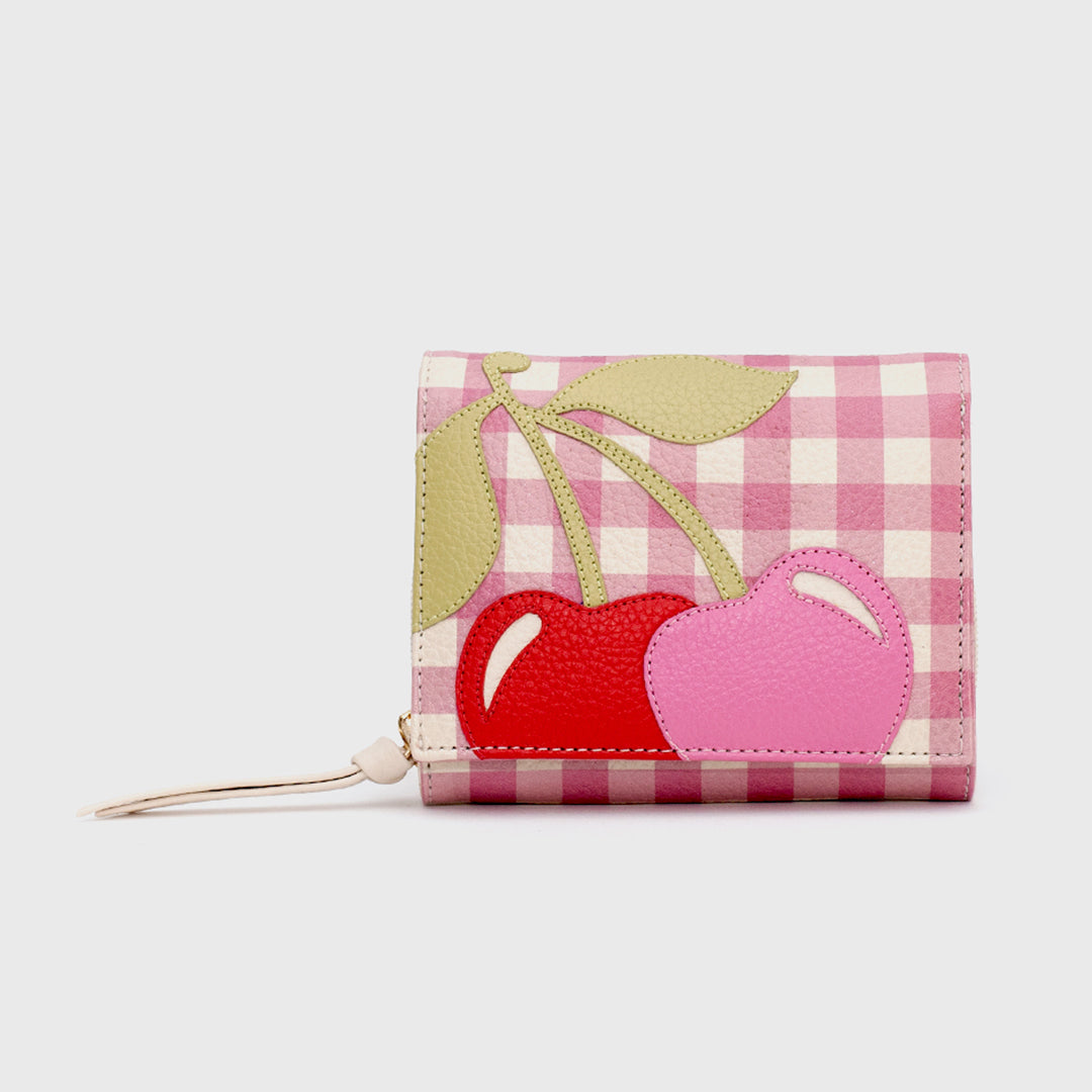 BILLETERA CHERRY PICNIC ROSA