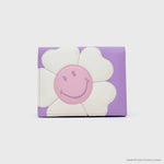 Load image into Gallery viewer, BILLETERA SMILEY FLOWERS LILA
