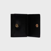 B LUCKY YIN YANG BLACK BONE WALLET