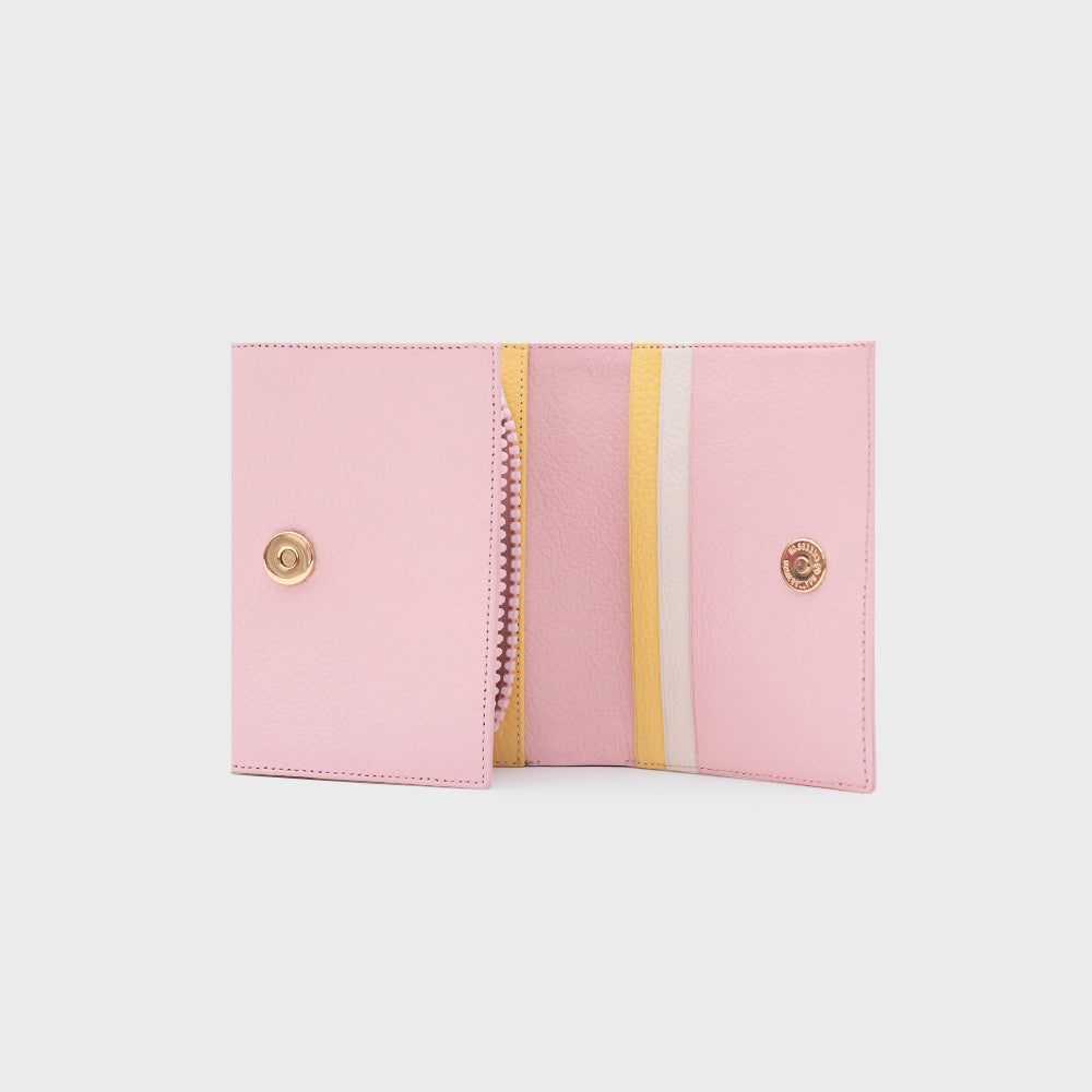 BILLETERA D SUNDAE LEMON ROSA