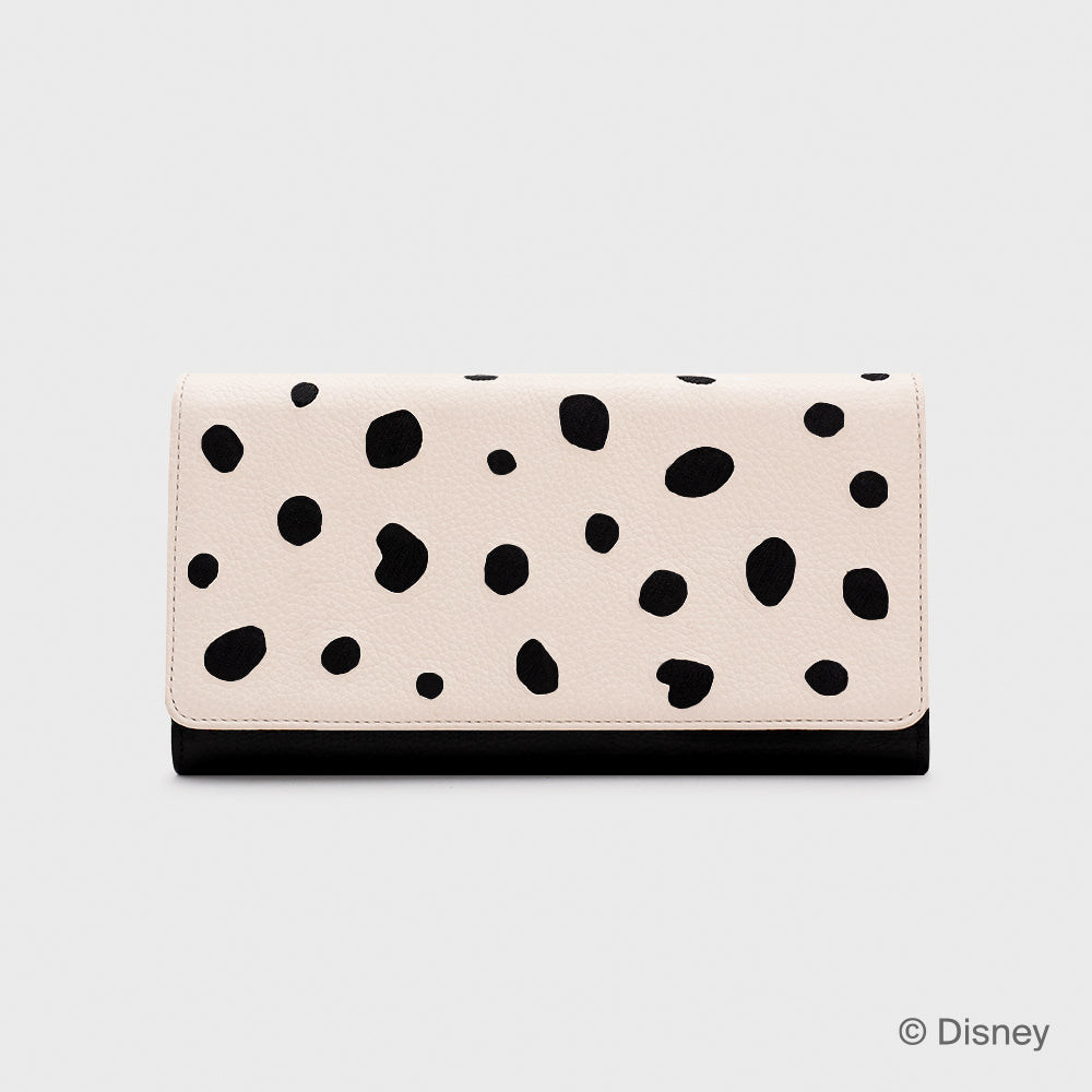 BILLETERA LARGA 101 DALMATIANS HUESO