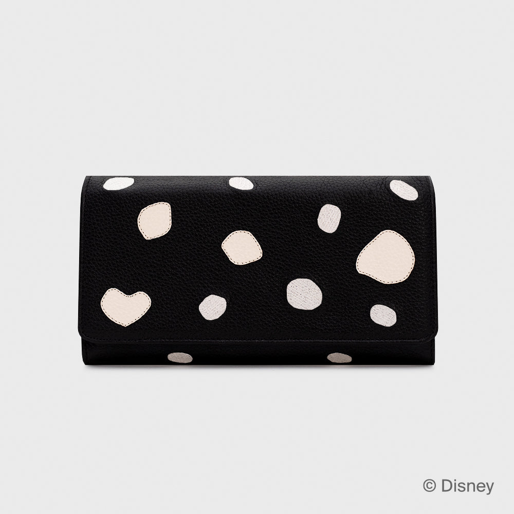 BILLETERA LARGA 101 DALMATIANS NEGRO