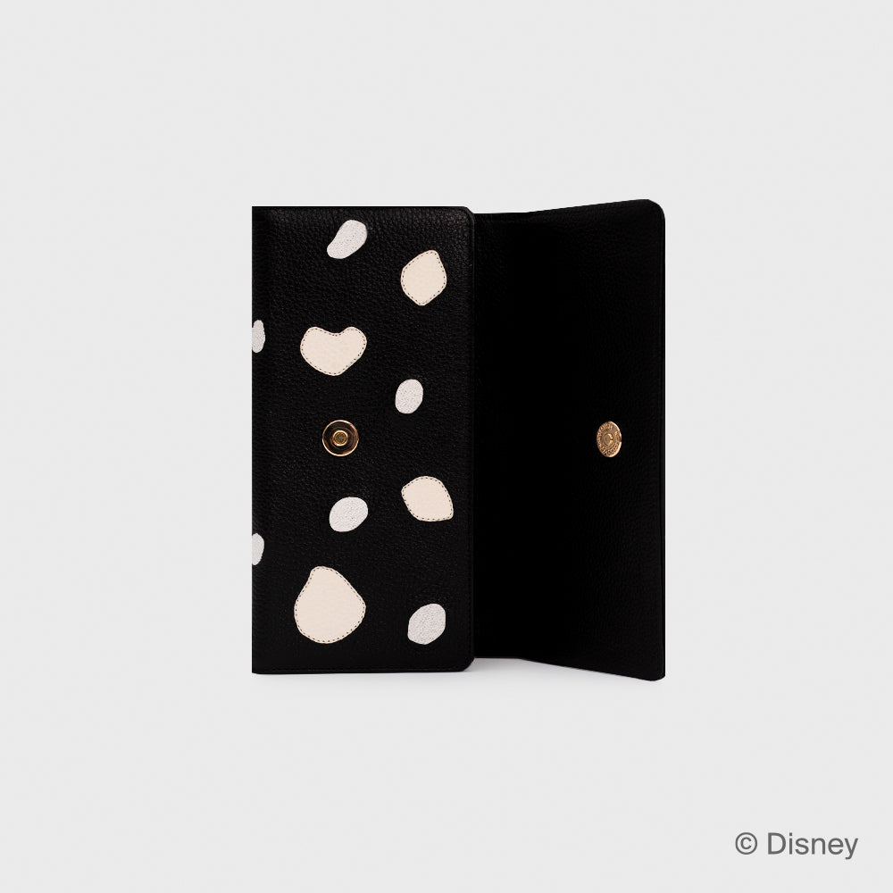 BILLETERA LARGA 101 DALMATIANS NEGRO