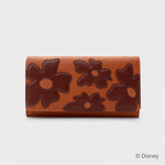 Cargue la imagen en el visor de la galería, BILLETERA LARGA WILDWOOD HEART FLOWERS MARRÓN