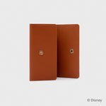 Cargue la imagen en el visor de la galería, BILLETERA LARGA WILDWOOD HEART FLOWERS MARRÓN