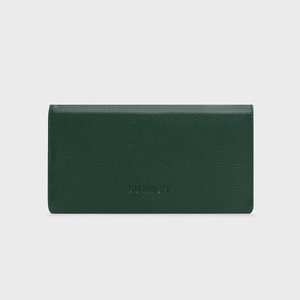 LUCKY EYE GREEN LONG WALLET
