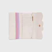 LUCKY HEARTS IVORY LONG WALLET
