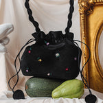 Load image into Gallery viewer, BLOSSOM BUCKET BAG NEGRO
