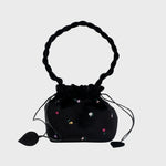 Load image into Gallery viewer, BLOSSOM BUCKET BAG NEGRO
