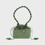 Cargue la imagen en el visor de la galería, BLOSSOM BUCKET BAG VERDE
