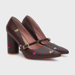 Cargue la imagen en el visor de la galería, BLOSSOM PUMP MARRÓN
