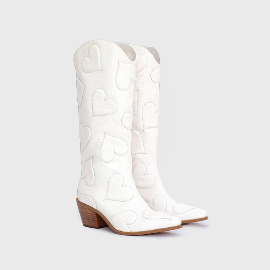 ROSALIE BRIDE BOOT BONE