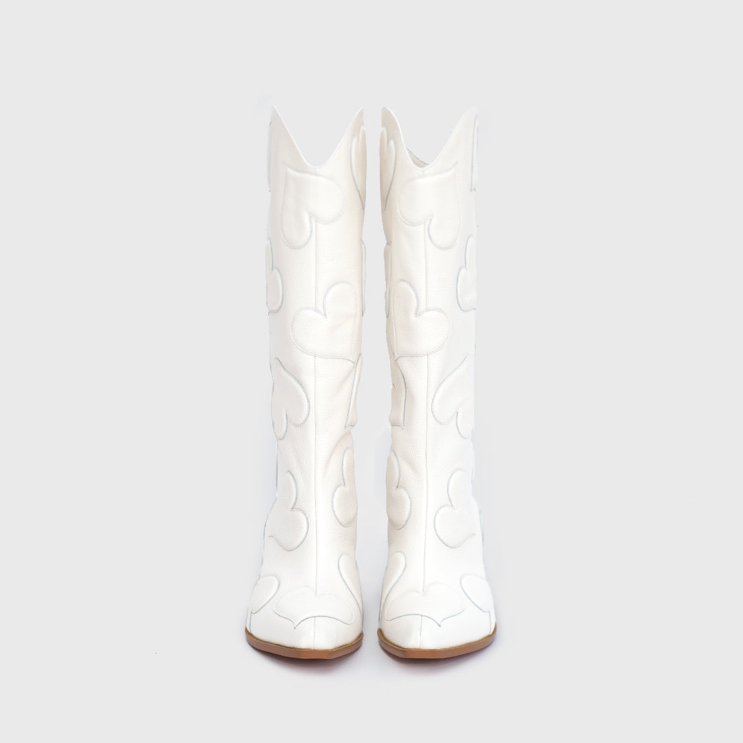 ROSALIE BRIDE BOOT BONE