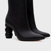 BOTÍN ARIA NEGRO MULTICOLOR