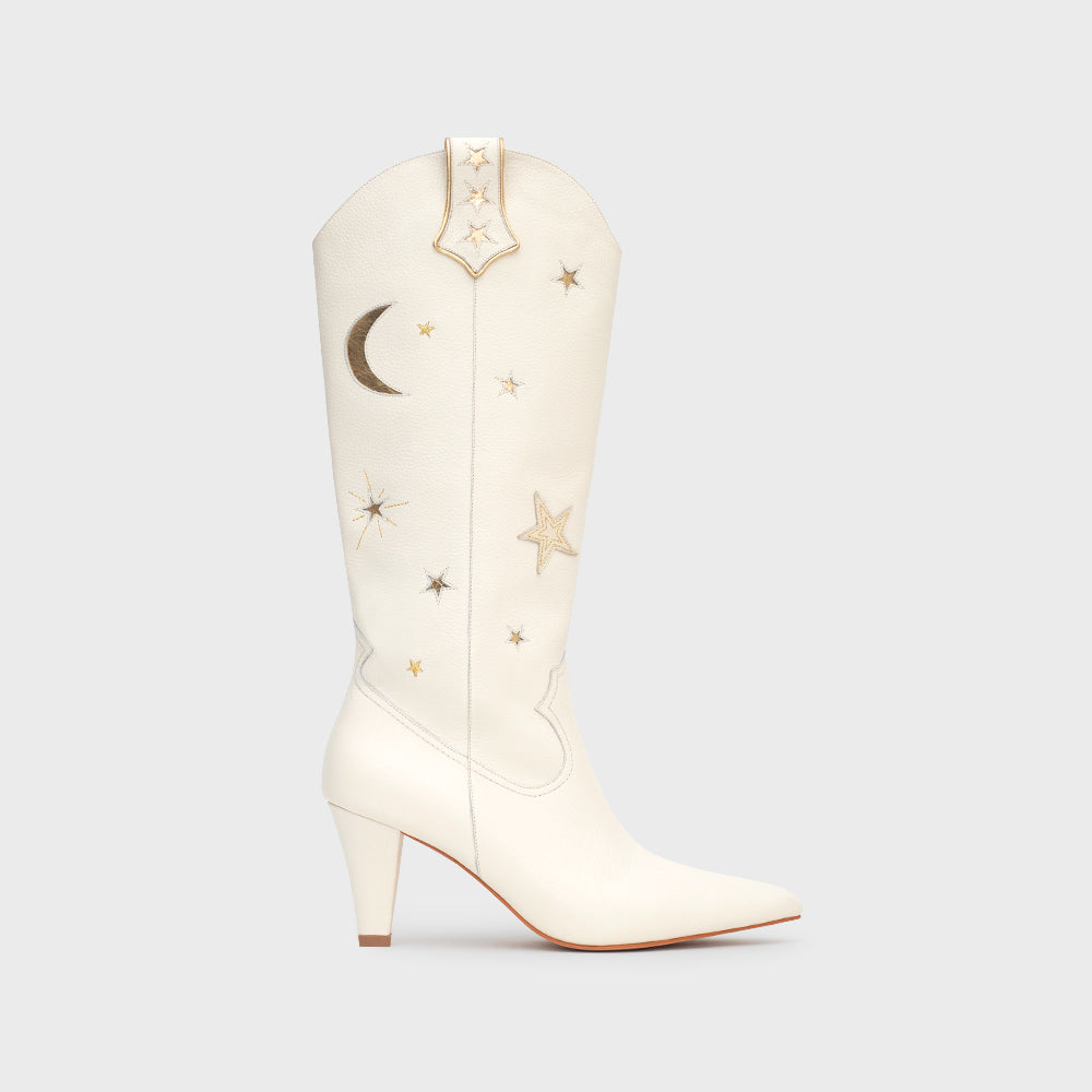 BOTA ALTA MIDNIGHT COWGIRL HUESO