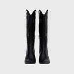 Cargue la imagen en el visor de la galería, BOTA ALTA MIDNIGHT COWGIRL NEGRO
