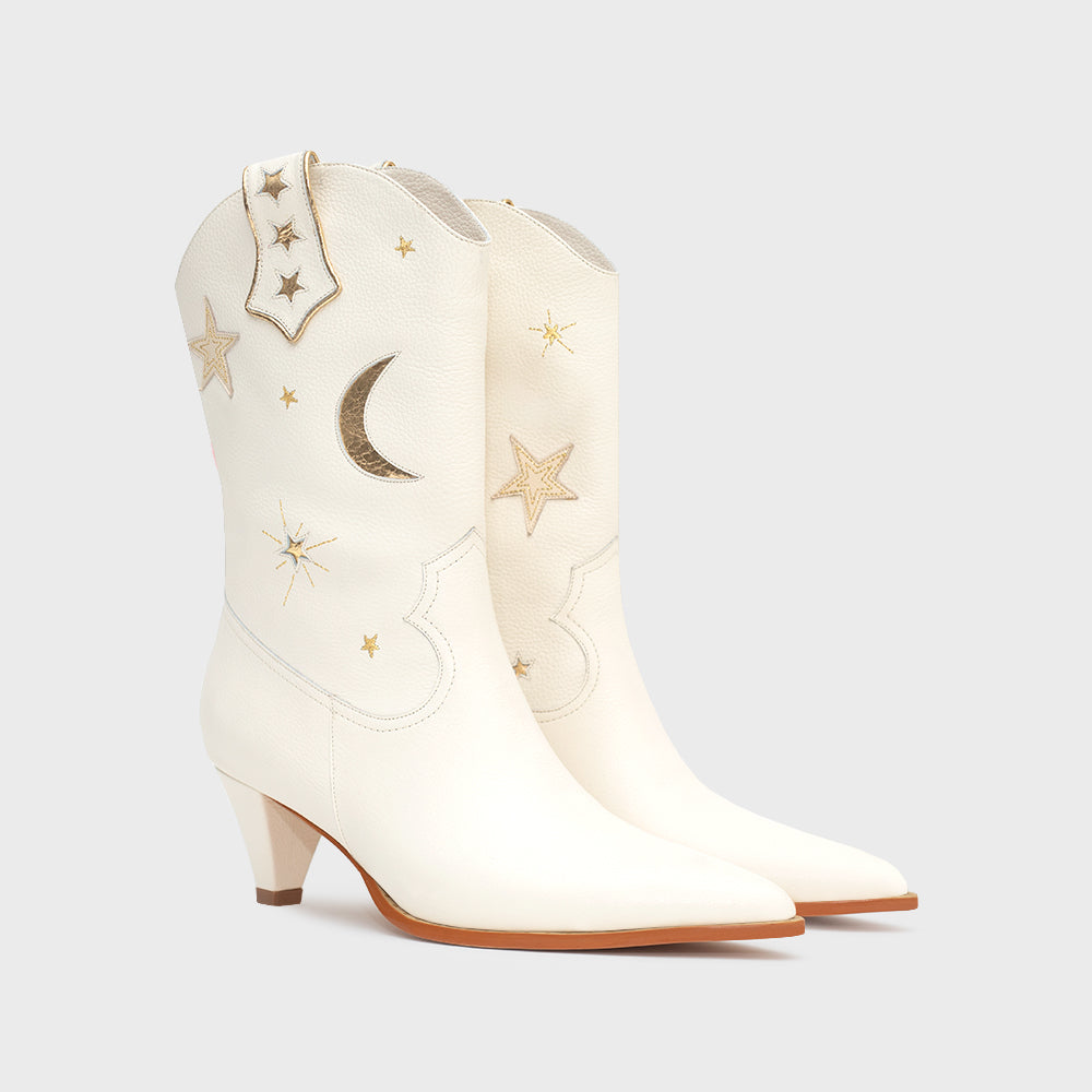 BOTA MEDIA MIDNIGHT COWGIRL HUESO