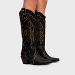 Cargue la imagen en el visor de la galería, BOTA LUCKY SPARKLES NEGRO
