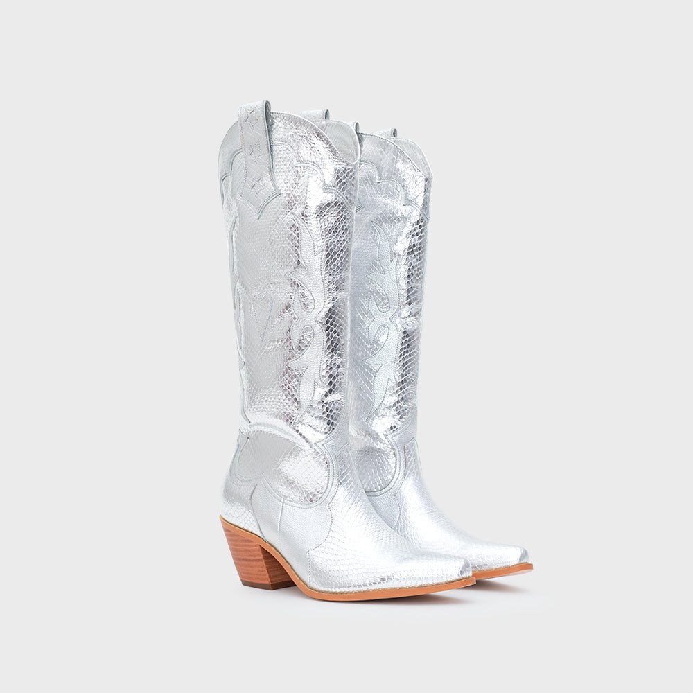 BOTA LUCKY HEARTS PLATA