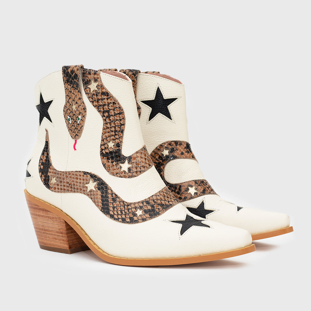 ANACONDA IVORY BOOT