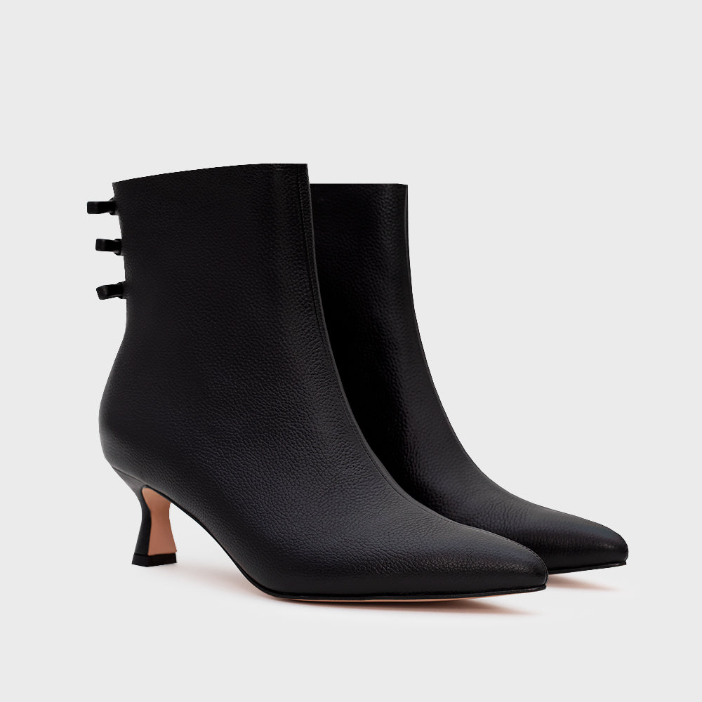 BOTÍN LUCILLE MIDI NEGRO