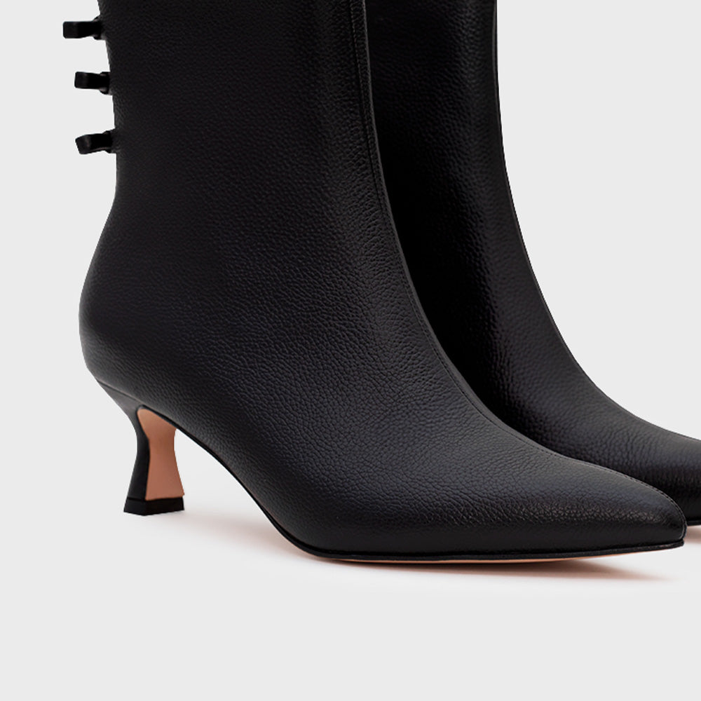 BOTÍN LUCILLE MIDI NEGRO