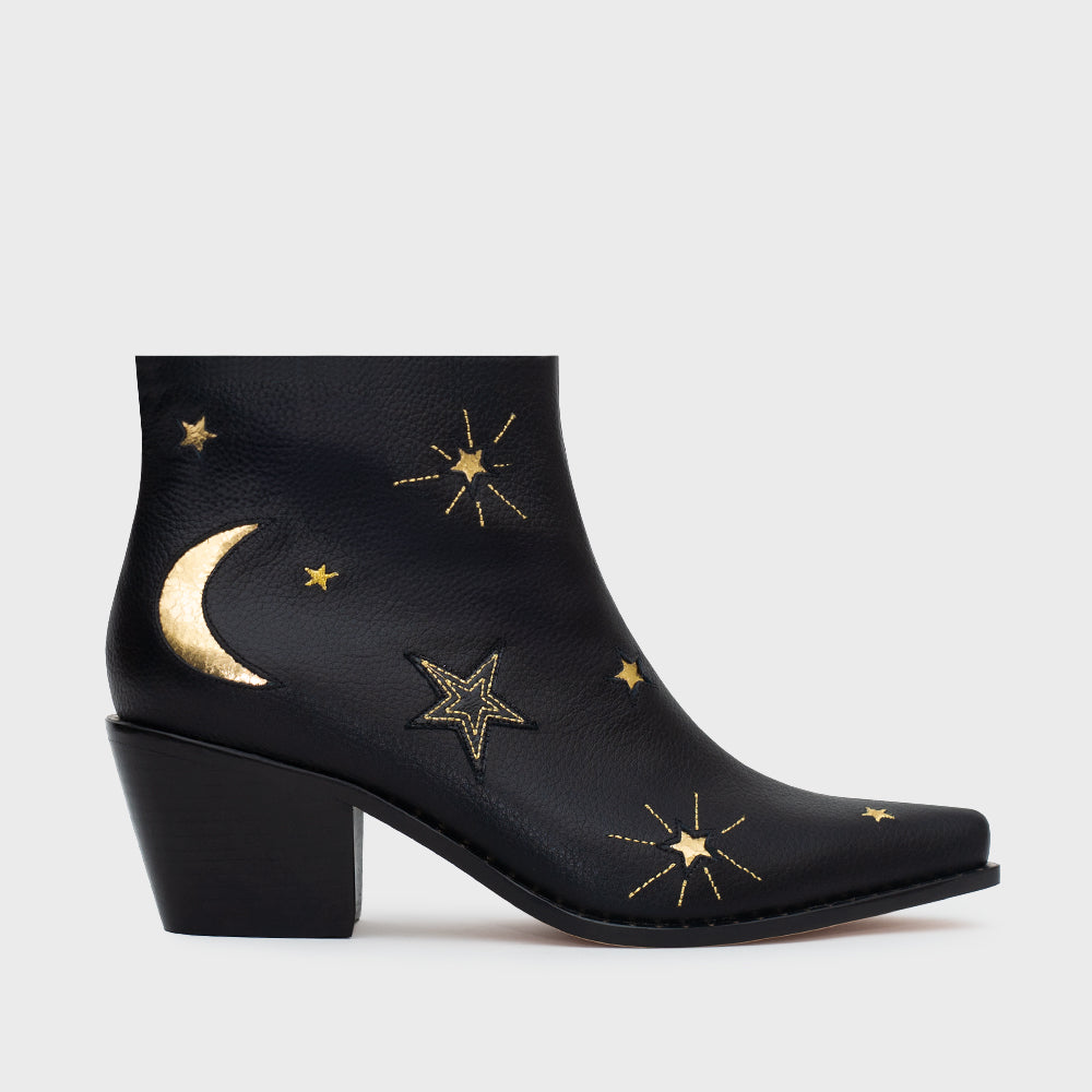 BOTIN MIDNIGHT COWGIRL NEGRO