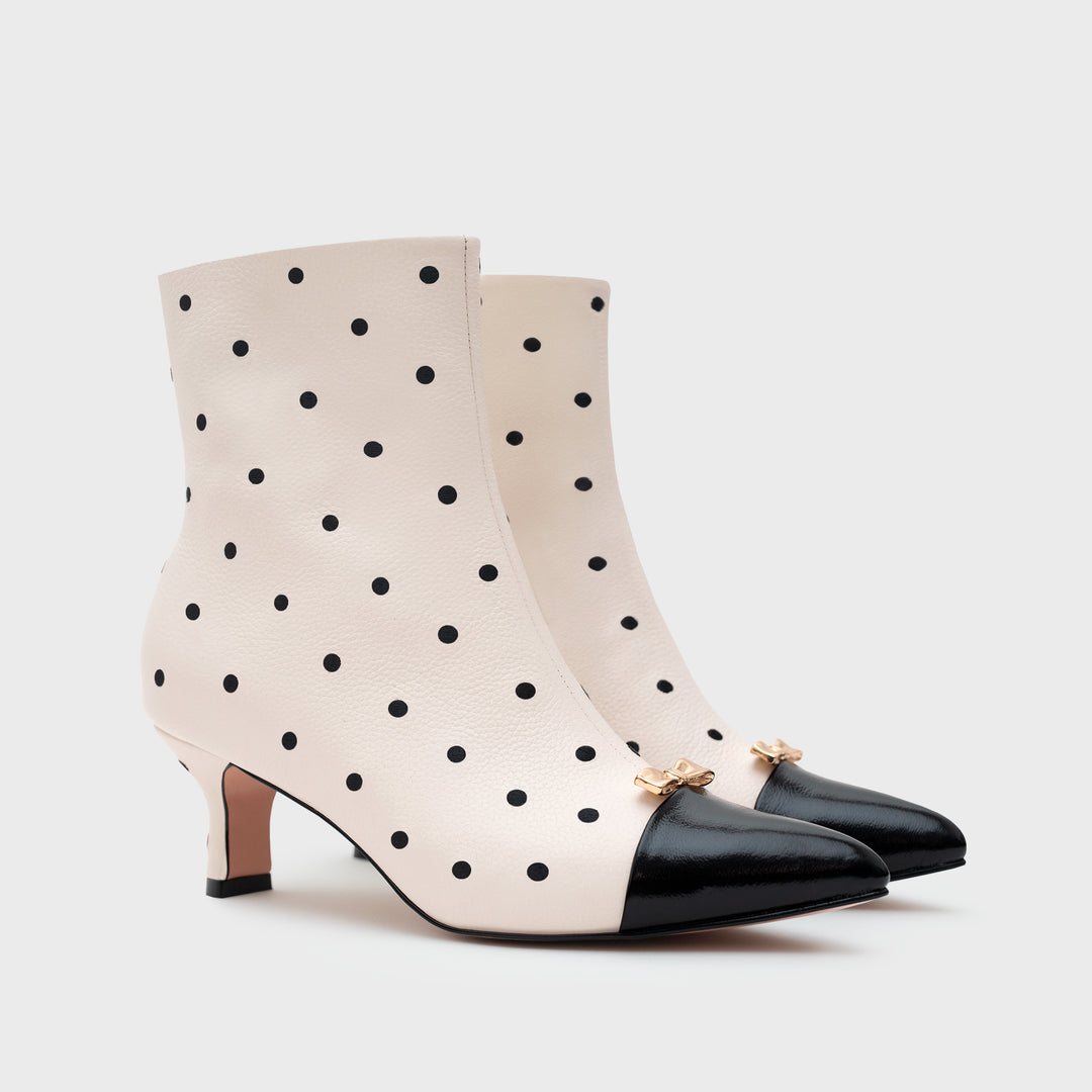 Nadira Ankle Boot Ivory
