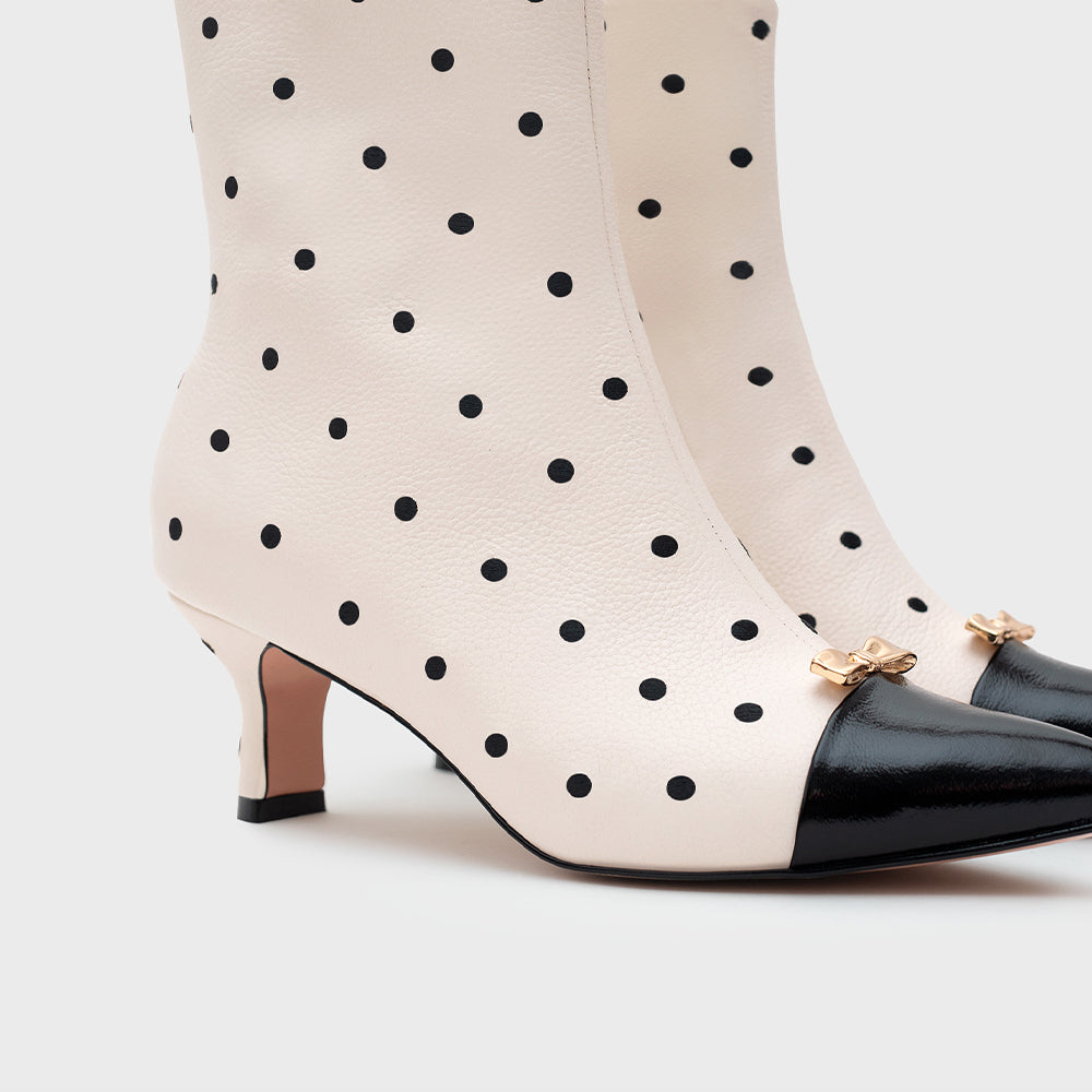 Nadira Ankle Boot Ivory