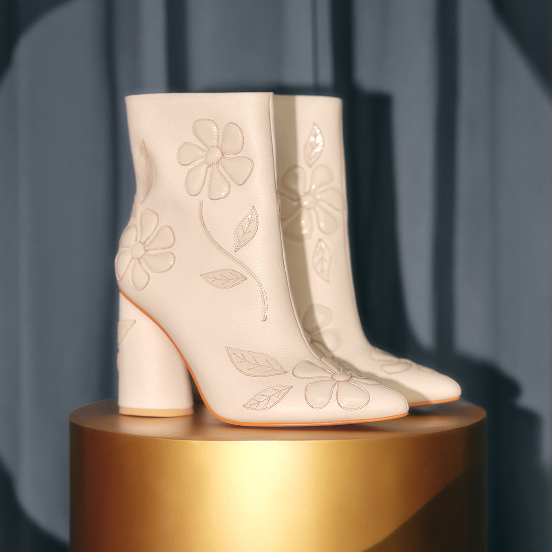 Jania Ankle Boot Ivory