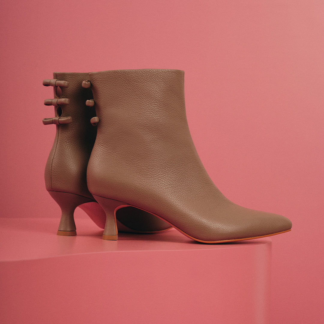 LUCILLE MIDI ANKLE BOOT SAND