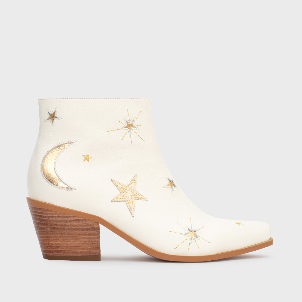 BOTÍN MIDNIGHT COWGIRL HUESO