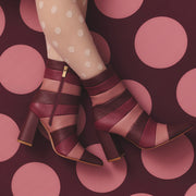 Nabila Ankle Boot Burgundy