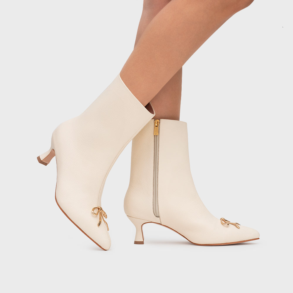 FILIPA MIDI IVORY BOOT