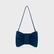 MINI BOW BAG BLUE