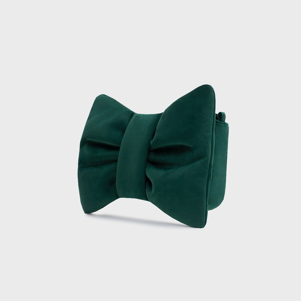 MINI BOW BAG VERDE OSCURO