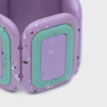 Cargue la imagen en el visor de la galería, BRAZALETE CORDELIA LILA VERDE AGUA
