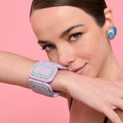 CORDELIA LILAC AQUA GREEN BRACELET