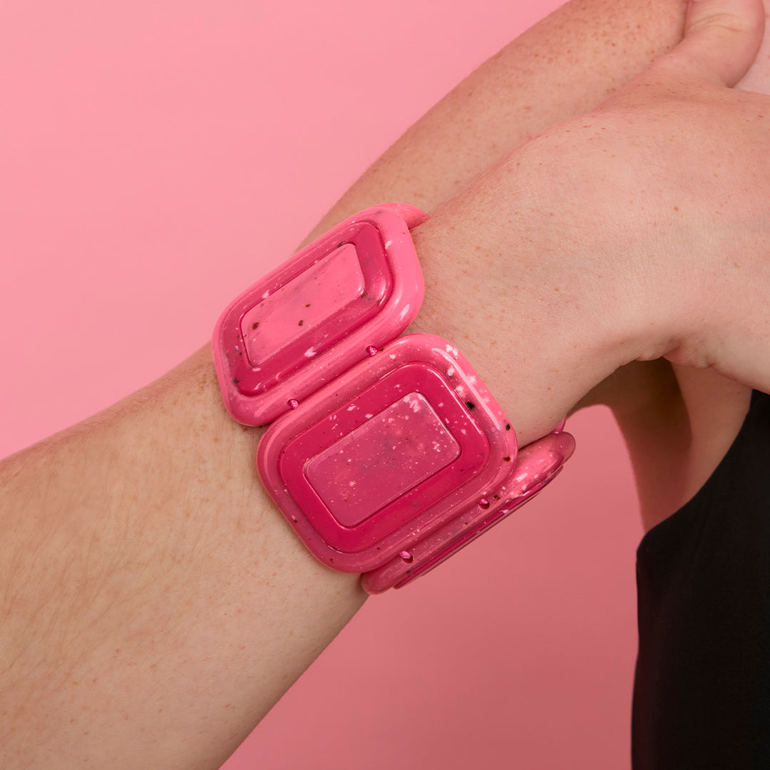 BRAZALETE CORDELIA ROSA OSCURO