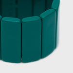 Load image into Gallery viewer, DARK GREEN MAGNOLIA BRACELET
