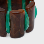 Load image into Gallery viewer, OCTAVIA BROWN JADE BRACELET
