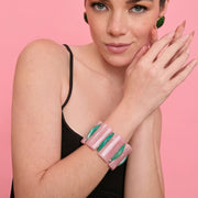 OCTAVIA PINK JADE BRACELET